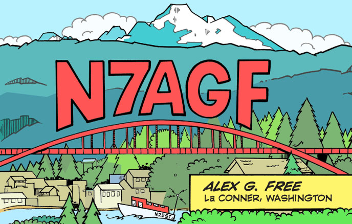 N7AGF QSL card